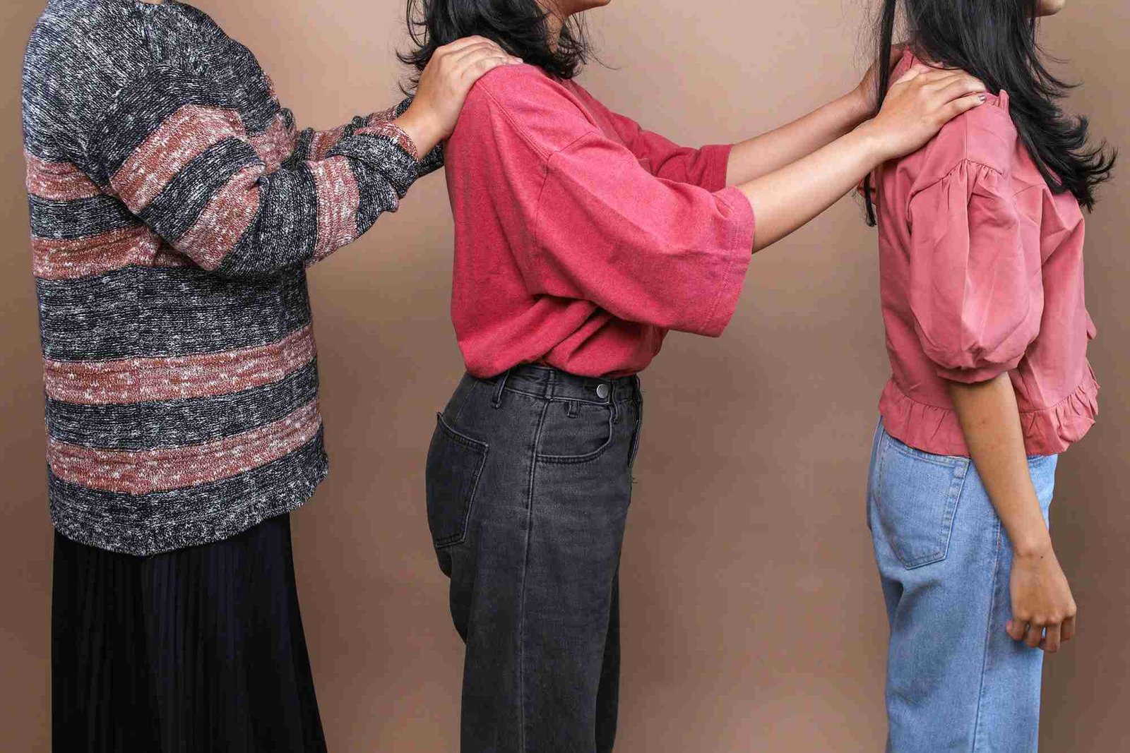 Women Support From Behind